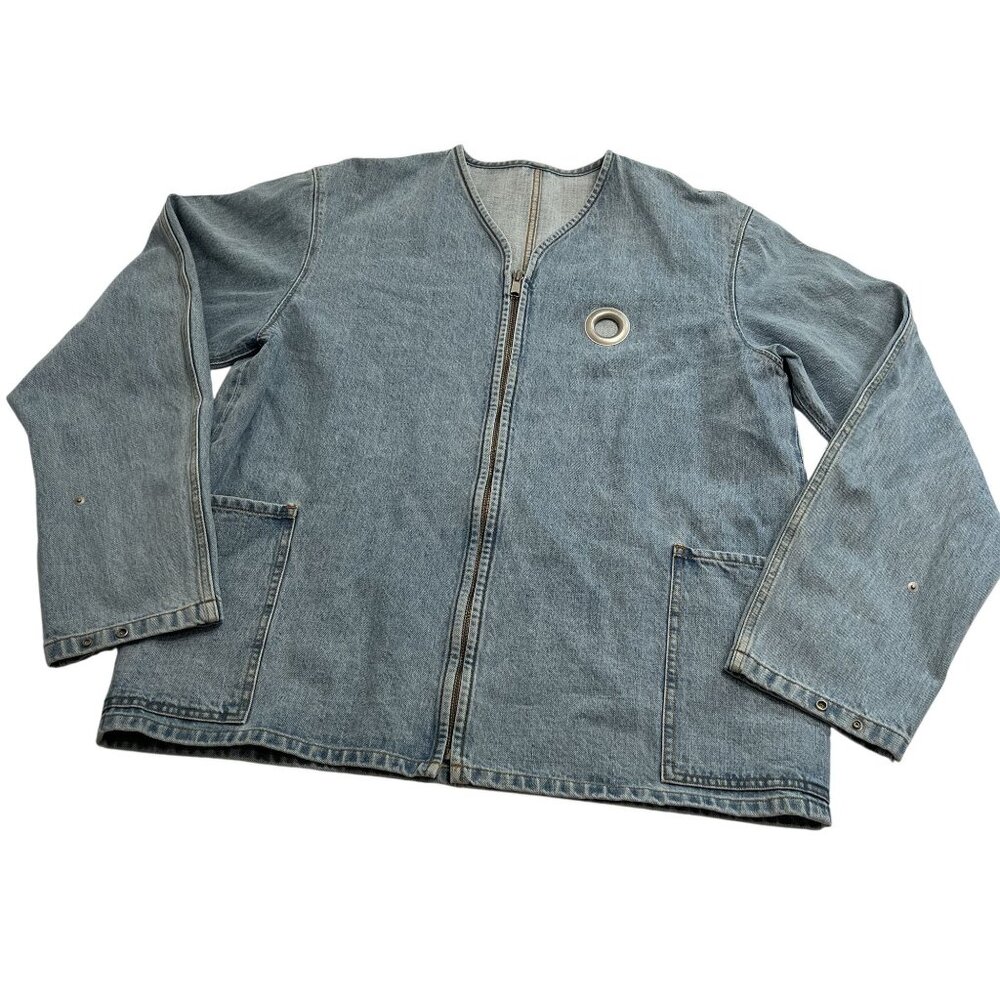 Craig Green Zip Denim Jacket in Blue